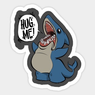 Hug Shark Sticker